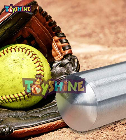 Image of Toyshine Heavy Quality Non-Slip Alloy Steel Baseball Bat Metal Baseball Stick (80CM) with Cover,Color May Vary (SSTP)