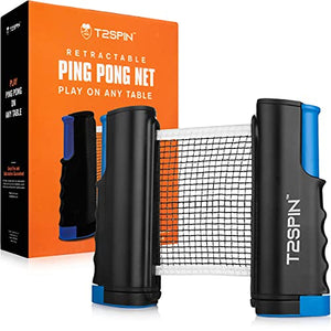 T2 Test Example Ping Pong Nets, Table Tennis Nets Adjustable Retractable Net Ping Pong Replacement Net, Mobile Travel Holder - Adjustable Length