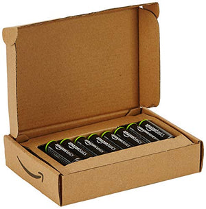 AmazonBasics 8 Pack AA Ni-MH Pre-Charged Rechargeable Batteries, 1000 Recharge Cycles (Typical 2000mAh, Minimum 1900mAh) - Packaging May Vary