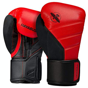Hayabusa T3 Boxing Gloves - Red/Black, 12oz