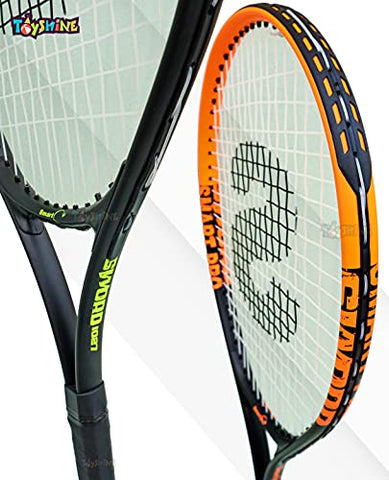 Image of Toyshine SSTP Power 27 Professional Aluminium Tennis Racquet, Good Control Grip, Strung with Cover (Multicolor)
