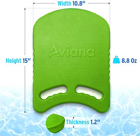 Image of Junior Kickboard Buoy for Youth Children & Toddlers Swimming Aid & Exercise Training Board for Kids to Learn to Swim in The Pool & Open Waters | EVA Material & BPA Free (Green 1-Pack)