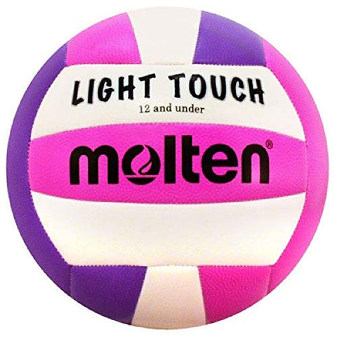 Image of Molten MS240-3 Light Touch Volleyball, Purple/Pink