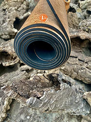 The Yogis™️ Cork Yoga Mat for Men and Women [[ 5mm ]] Free Yoga Mat Belt