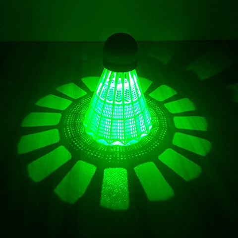 Image of ZHENAN LED Badminton Shuttlecocks Dark Night Glow Birdies Lighting for Outdoor & Indoor Sports Activities (Nylon_5pcs)