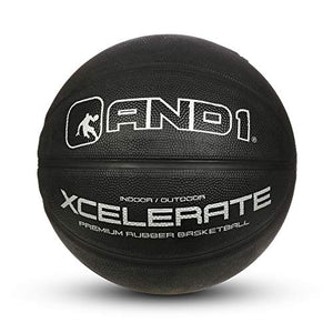 AND1 Xecelerate Basketball - Rubber Street Ball 29.5 Full Size 7 College NBA Indoor Outdoor See More Colors B