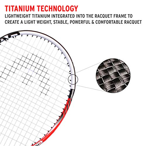HEAD Titanium 3100 Strung Titanium Tennis Racquet