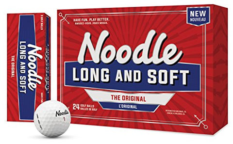 Image of TaylorMade ND18 Long & Soft Ddz Noodle Long & Soft Golf Ball (2 Dozen)