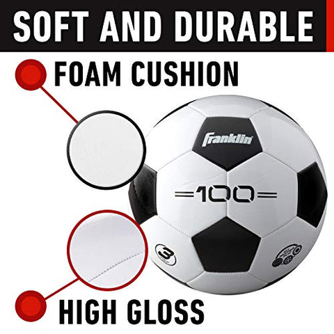 Image of Franklin Sports Competition 100 Soccer Ball (Size 3, Assorted Colors)