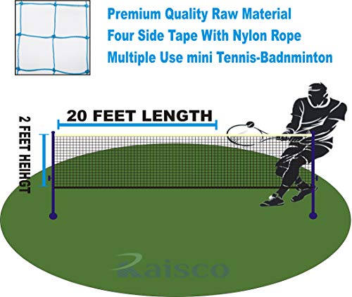 Raisco R716F Nylon Badminton Net (Blue)