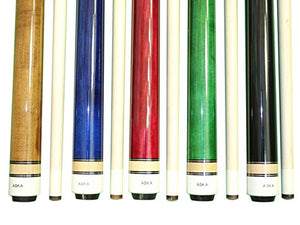 Set of 5 Wrapless Brand New Aska L3 Billiard Pool Cues, 58