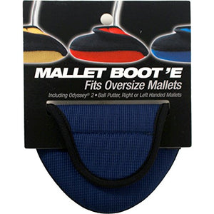 Stealth Club Covers 12060 Putter Oversize Mallet 2-Ball Golf Club Head Cover, Navy Solid/Trim of Black