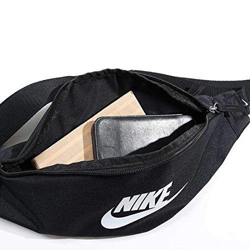 Nike 10 Ltrs Black/Black/White Waist Bag (BA5750-010)