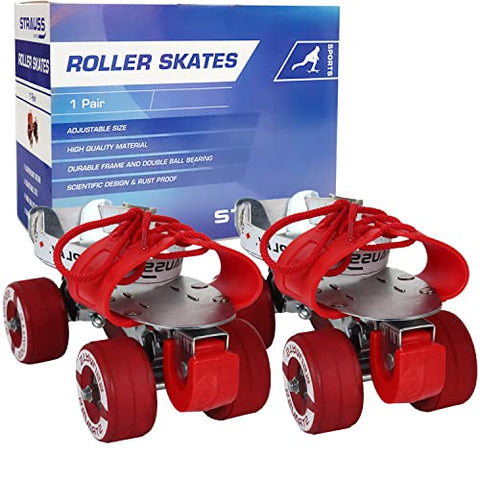 Image of Strauss Tenacity Roller Skates, for (6-8 Years), (Silver)