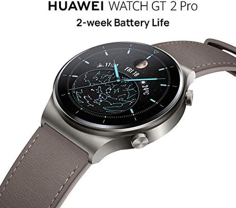 Image of HUAWEI Watch GT 2 Pro Smartwatch, 1.39" AMOLED HD Touchscreen, 2-Week Battery Life, GPS and GLONASS, SpO2, 100+ Workout Modes, Bluetooth Calling, Heartrate Monitoring, Grey