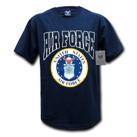 Image of Rapiddominance Air Force Classic Military Tee, Navy, X-Large