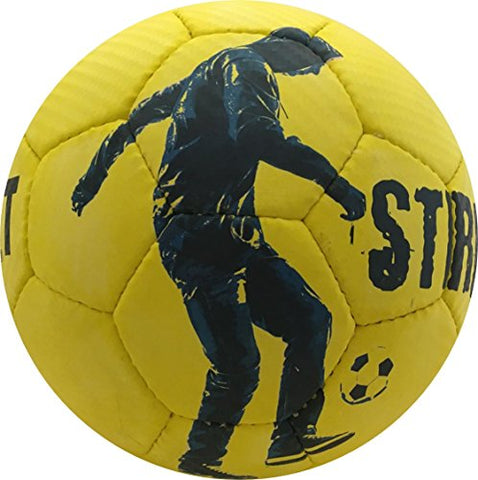 SELECT Street Soccer Ball, Orange/Black, Size 4.5