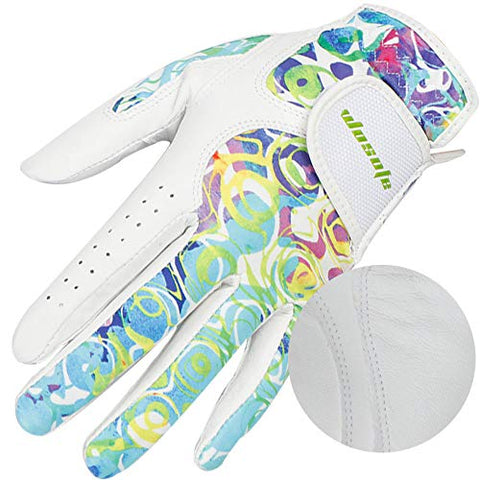Image of wosofe Golf Gloves for Women Soft Leather Accessories Breathable for Non Slip Gloves 1 Pair