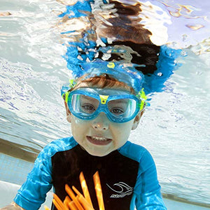 Aqua Sphere Kid's Seal Kid 2 Goggles with Blue Lens, Transparent
