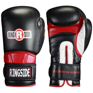 Ringside Safety Sparring Boxing Gloves, Black, 14-Ounce