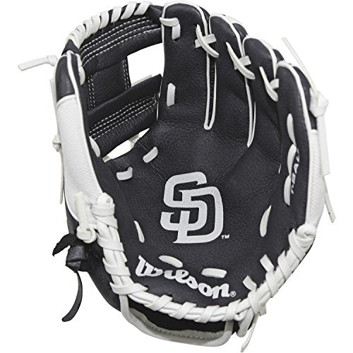 Wilson A200 10" San Diego Padres Glove Right Hand Throw, Navy/White