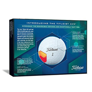 Titleist AVX Golf Balls (One Dozen), White