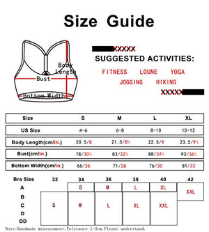 icyzone Workout Sports Bras for Women - Running Fitness Exercise Yoga Bra, Athletic Activewear Tops (S, Spindrift)
