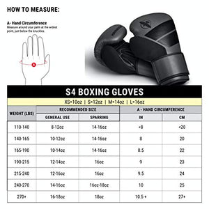 Hayabusa S4 Boxing Gloves & Hand Wraps Kit - Wine, 10oz