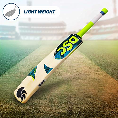 DSC Condor Scud Kashmir Willow Cricket Bat ( Size: 3, Ball_ type : Leather Ball, Playing Style : All-Round )