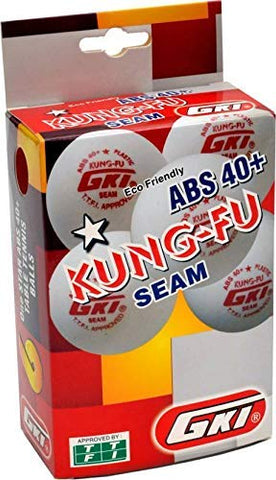 Image of GKI KUNG FU Plastic Table Tennis Ball, (Yellow)