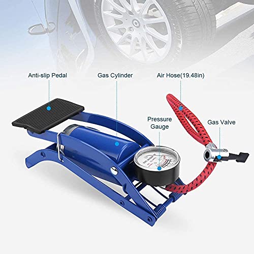 FASTMART Imported Portable High Pressure Foot Air Pump Heavy Compressor Cylinder Bike Car Cycles & All Other Vehicles