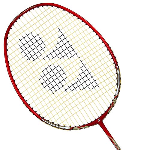 YONEX Nanoray Carbon-Nanotubes 7AH Badminton Racquet (Deep Red)