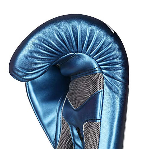 Image of GINGPAI Boxing Gloves Men Women Kid, Kickboxing Muay Thai Fighting Gloves, Punching Heavy Bag (Blue, 6oz)