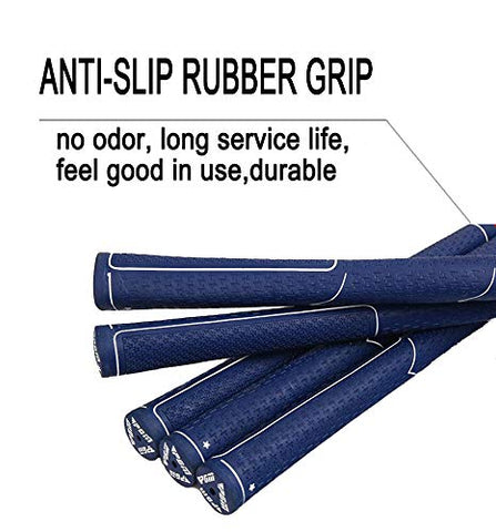 Image of Two Way Junior Golf Putter Kids Putter Both Left and Right Handed Easily Use 3 Sizes for Ages 3-5 6-8 9-12 (Silver Head+Blue Grip, 25 inch,Age 3-5)