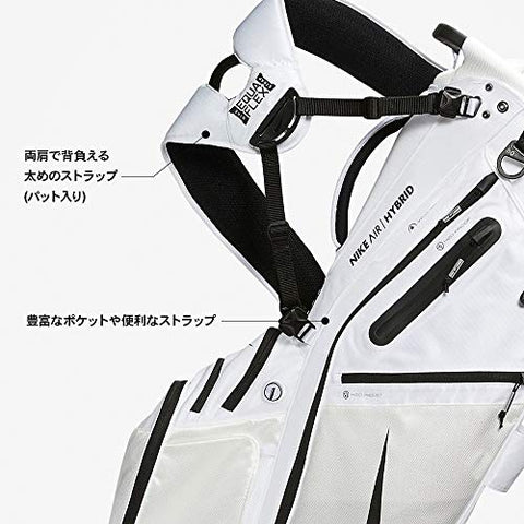 Image of Nike Golf Air Hybrid Carry Stand Bag 2020 (White)