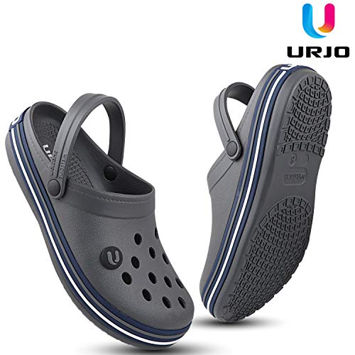 URJO Boy's Carbon Clog-7 UK (41 EU) (Men_Skipper)
