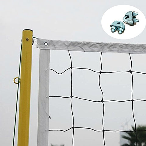Image of Boshen 32x3FT Standard Volleyball Net with Steel Cable Replacement Netting System
