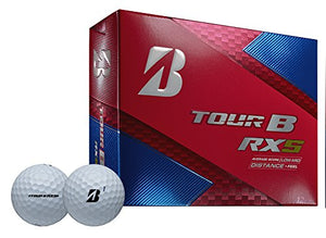 Bridgestone Golf 2018 Tour B RXS Golf Balls, White (One Dozen)