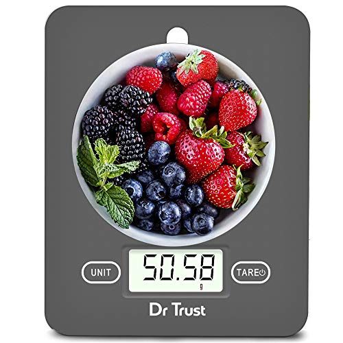 Dr Trust (USA) Electronic Kitchen Digital Scale Weighing Machine - 517 (Gray)
