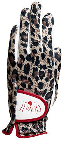 Image of Womens Golf Glove Leopard COLOR Leopard Left Hand Large