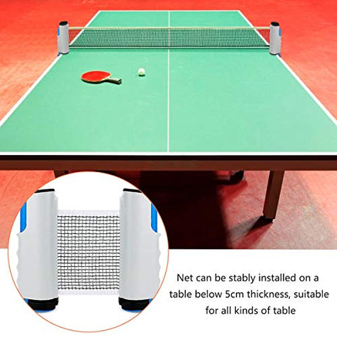 Image of Number-one Ping Pong Set Portable Table Tennis Set Ping-Pong Game Pingpong Racket Set for Table Tennis Training with 4 Table Tennis Bats/Rackets/Paddles, 8 Ping-Pong Balls, 1 Retractable Table Tennis