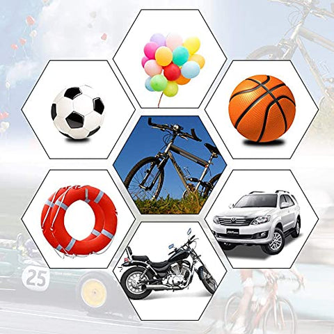 Image of Raj Airkraft High Pressure Chrome Air Pump For Car Bike Bicycle Motorcycle Ball And Inflatable Furniture/Toys