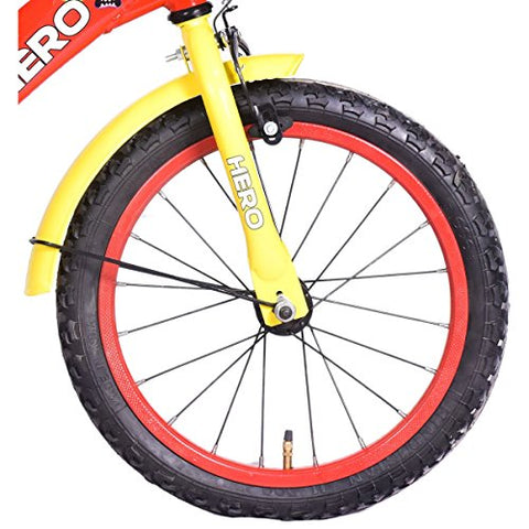 Image of Hero Brat 16T Single Speed Kids' Bike (Red, Ideal For : 5 to 6 Years )