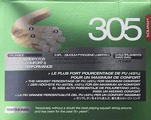 Tecnifibre 305 1.20 (17 Gauge) Green Squash String Set