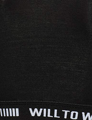 Van Heusen Antibacterial Wireless Non Padded Slip on Sports Bra (44006_BLACK_M)