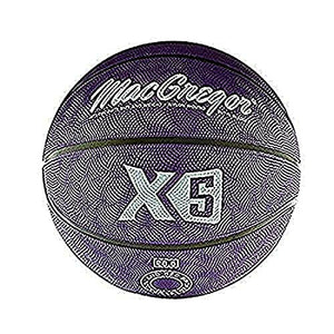 MacGregor Intermediate Size Multicolor Basketball, Purple