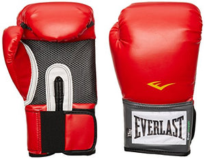 Everlast 1200007 Pro Style Training Gloves, 12oz (Red)