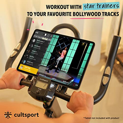 Image of Cultsport smartcross b1 Bluetooth Enabled Elliptical Cross Trainer, Max Weight: 120kg, Free at Home Installation, Trainer Led Sessions by Cultsport