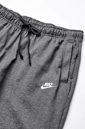 Nike Men's Sportswear Club Short Jersey, Charcoal Heathr/White, 3X-Large