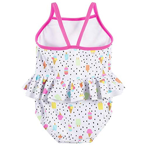 Image of GERBER Girls' One-Piece Swimsuit, Frozen Treats, 24 Months